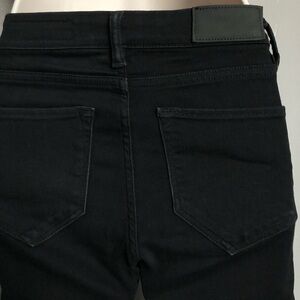 All Saints Grace Slashed Black Jeans